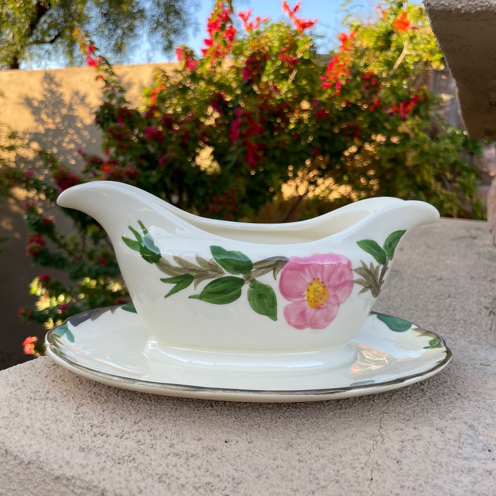 Franciscan Desert Rose Gravy Sauce Dish